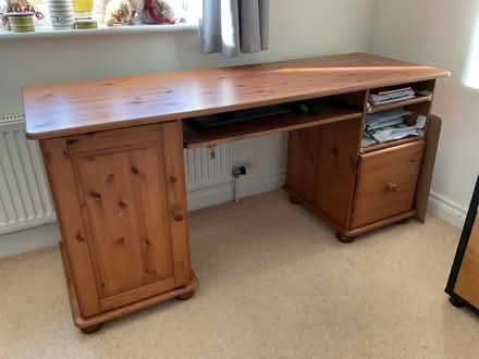 Photo of free Wooden Desk (North Walsham NR28) #1