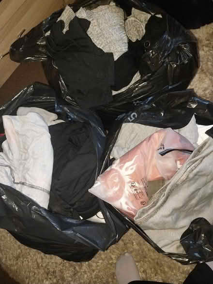Photo of free 3 bags of women's clothes size 12-14 (Woodside TF7) #1