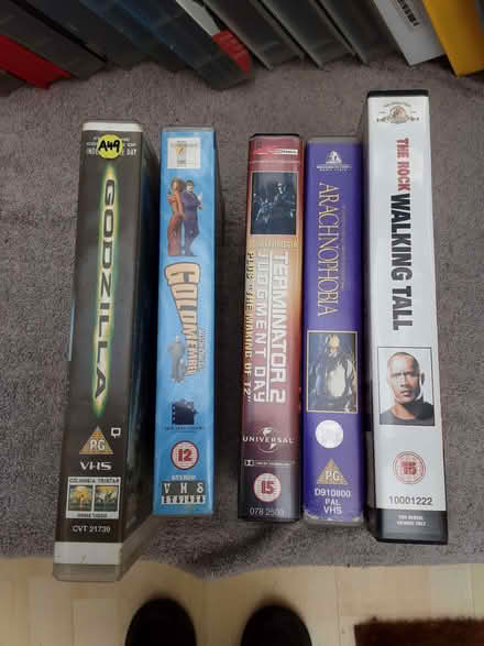 Photo of free 5 VHS or Video Tapes in Whitchurch (Stockwood Ward BS14) #1