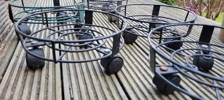 Photo of free 5 plant stands on wheels (S12 Gleadless Common) #1