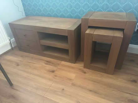 Photo of free TV cabinet and matching tables (L30) #1