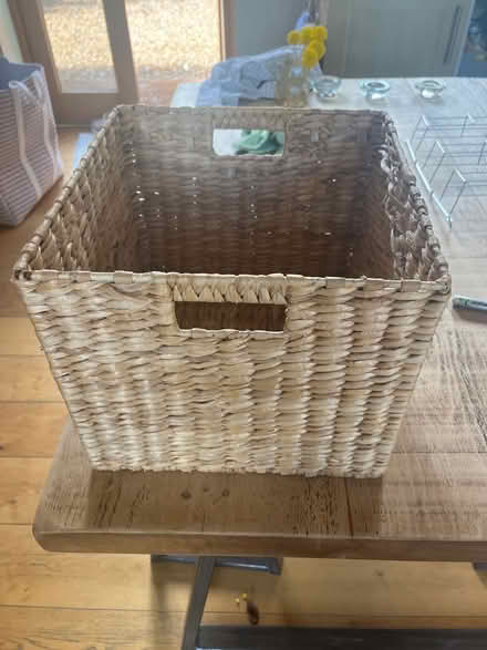 Photo of free Wicker waste basket (Blacklands TN34) #1