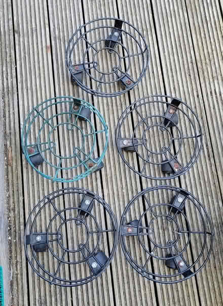 Photo of free 5 plant stands on wheels (S12 Gleadless Common) #2
