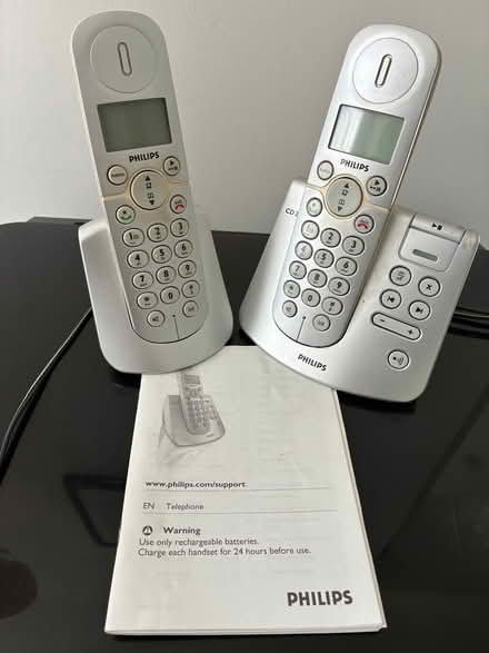 Photo of free Philips CD245 duo DECT wireless phones with answering system (Marlow SL7) #1