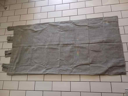 Photo of free Grey tab top curtain. (Temple Cowley OX4) #1