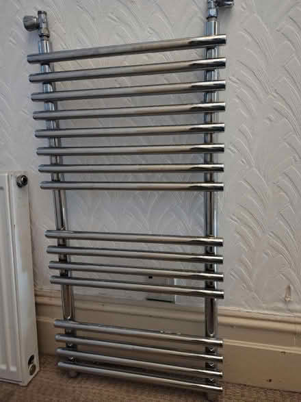 Photo of free Bathroom radiator silver (Clayton vale M40) #1
