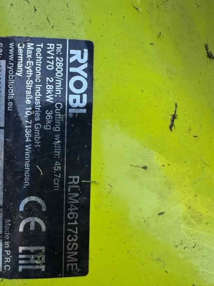 Photo of free Working petrol mower (Handbridge CH4) #4