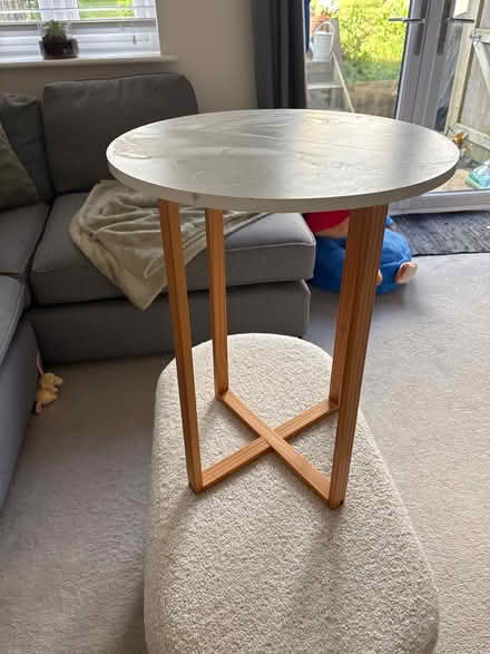 Photo of free White side table (Broomgrove TN34) #1