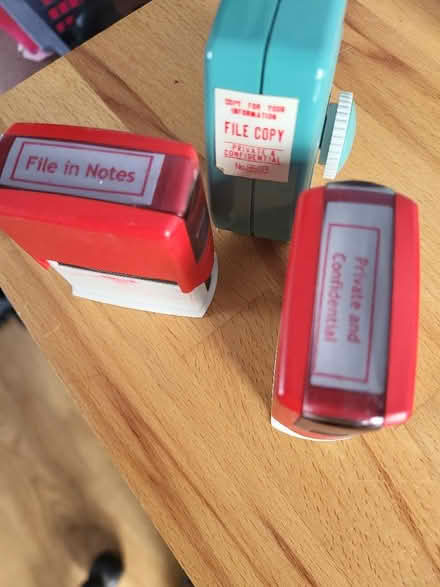 Photo of free Self inking stamps (Burton-in-Kendal LA6) #1