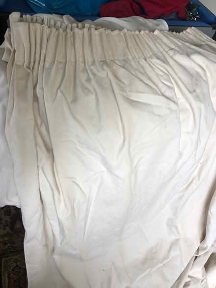 Photo of free Cream curtains x2 (Sevenoaks) #1