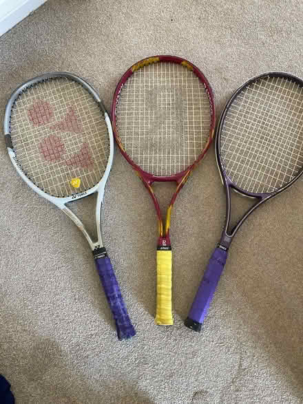 Photo of free Three tennis rackets (Bolton le Sands) #1