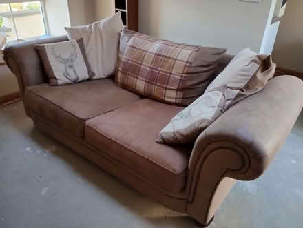 Photo of free 3 seater sofa, chair, and footstool (Tremain SA43) #1