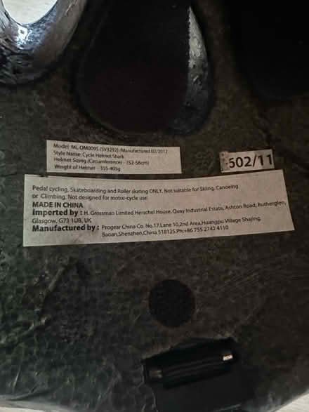 Photo of free Childs helmet (Chessington KT9) #4