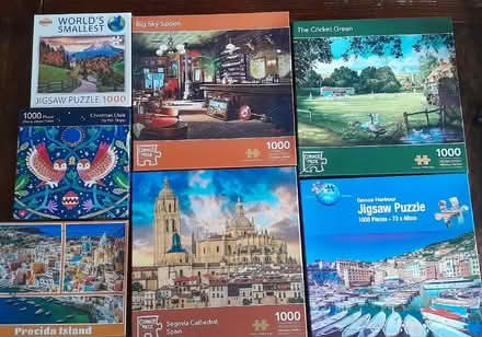 Photo of free 1000 piece jigsaws (Haslingfield CB23) #1