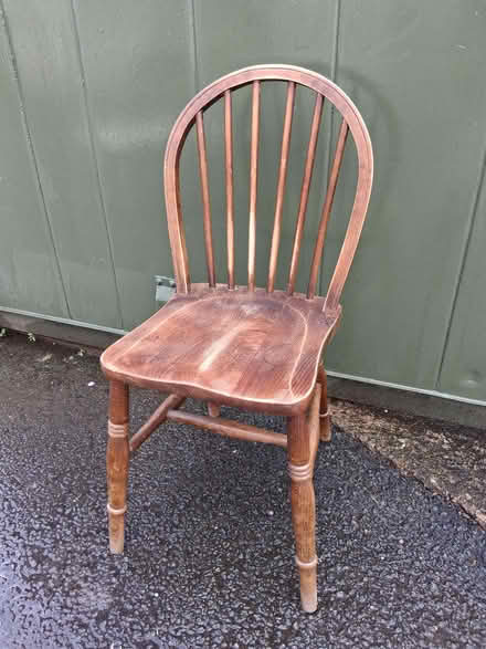 Photo of free Wooden Chairs x 5 (Lower Hengoed SY10) #1