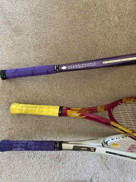 Photo of free Three tennis rackets (Bolton le Sands) #2