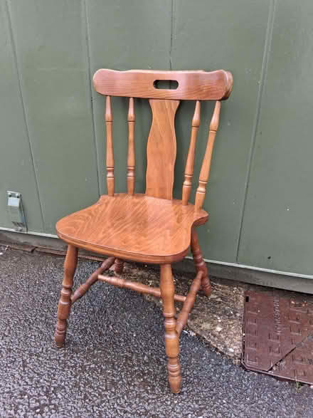 Photo of free Solid pine dining chairs (Lower Hengoed SY10) #1