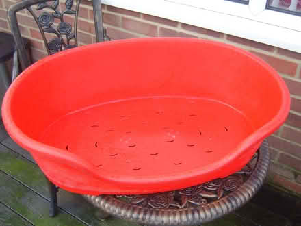 Photo of free Red Plastic Dog Bed (Durrington BN13) #1