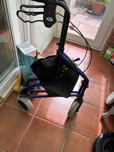 Photo of free 3 wheel Rollator - used but not needed now (Stone Cross BN23) #1