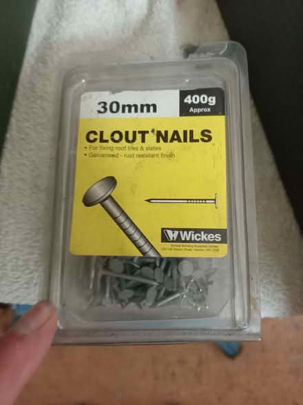 Photo of free 30mm Clout Nails (Frimley Ward GU16) #1