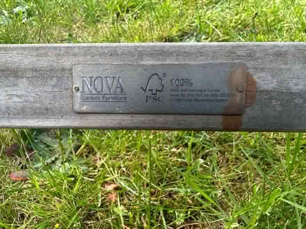Photo of free Wooden garden table (Chessington KT9) #2