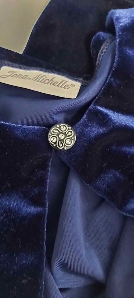 Photo of free Childs Navy velour bolero (Woolton L25) #3