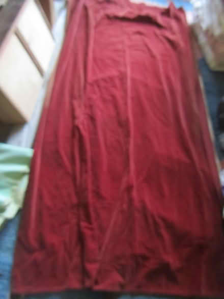 Photo of free single / door red velvet curtain (Finchley N12) #1