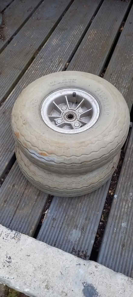 Photo of free Two Mobility Scooter Tyres Size 300 x100 (Cliftonville CT9) #1