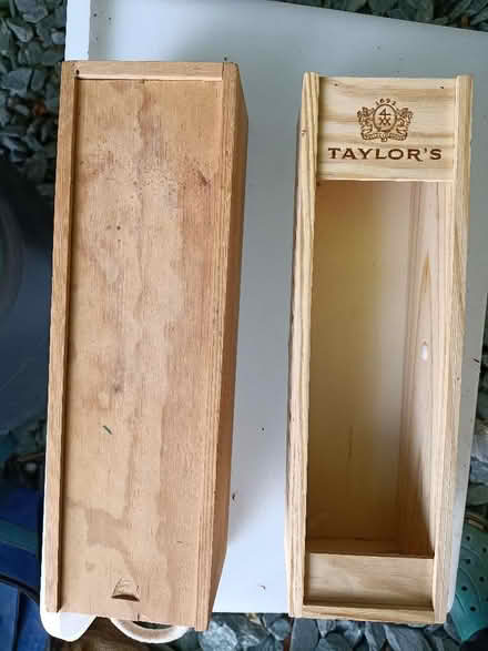Photo of free 2 Empty wooden boxes (Buxted TN22) #1