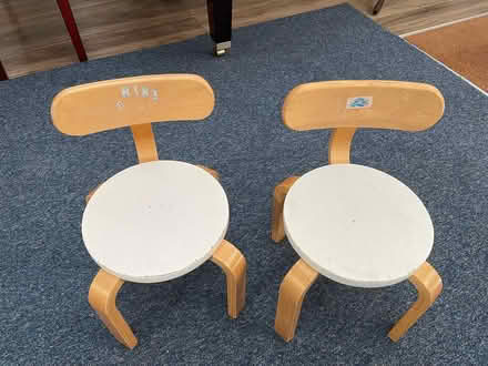Photo of free IKEA LACK low table and 2 chairs (Ferndown BH22) #3
