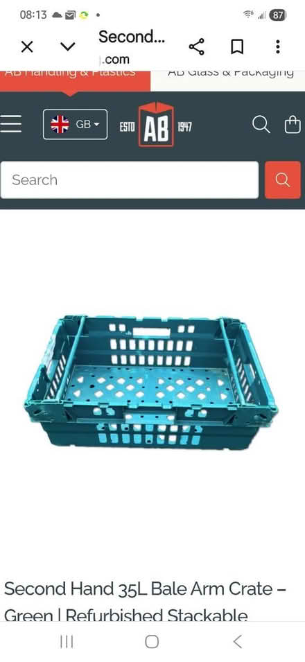 Photo of Plastic crates (Morden SM4) #1