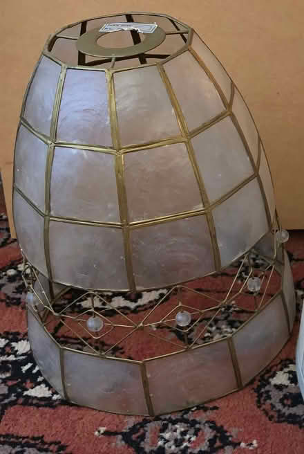 Photo of free Capiz shell lampshade (Blewbury OX11) #1