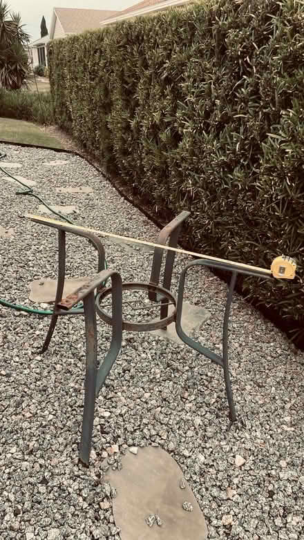 Photo of free 42” Patio Table Base (The Villages, FL) #1