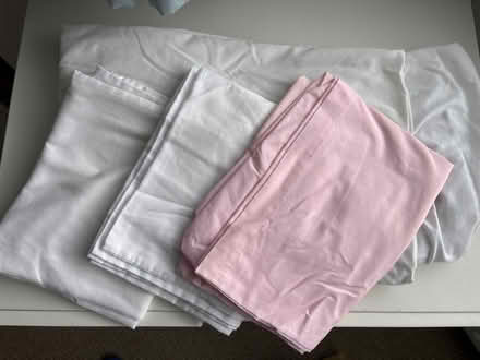 Photo of free Single sheet and three pillowcases (Great Barr B437LA) #1