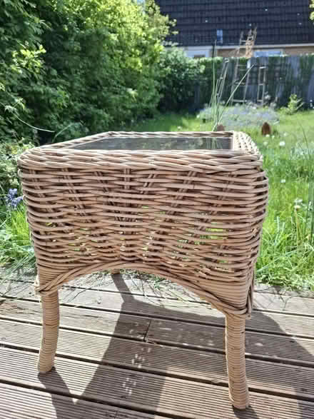 Photo of free Cane conservatory chair & table (CB4 3RS) #2