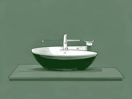 Photo of free Black worktop with white basin insert. (Priorslee TF2) #1