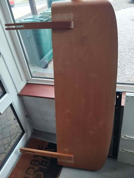 Photo of free 70's wooden doublebed headboard (Shepperton TW17) #3