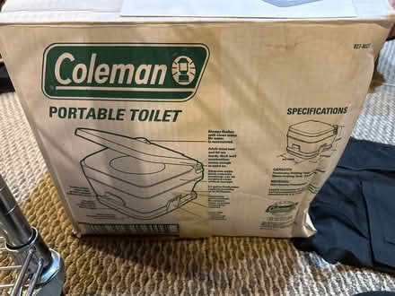 Photo of free Coleman portable toilet (Bethesda, MD) #2