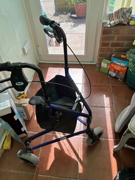 Photo of free 3 wheel Rollator - used but not needed now (Stone Cross BN23) #2