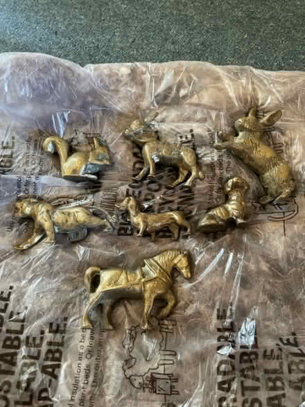 Photo of free Brass animals x 7 (Blacklands TN34) #1
