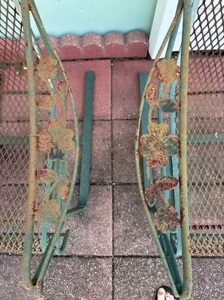 Photo of free Vintage wrought iron picnic set (Pembroke Pines) #4