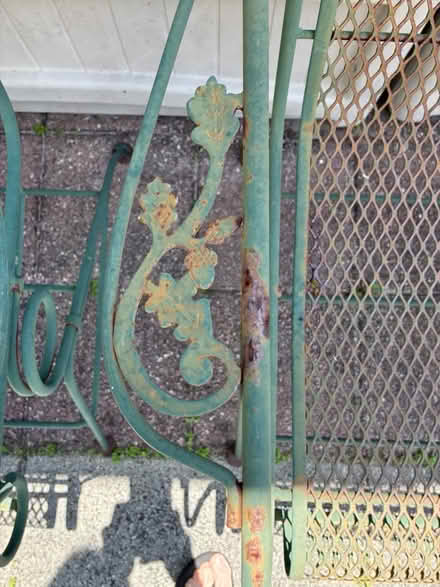 Photo of free Vintage wrought iron picnic set (Pembroke Pines) #2