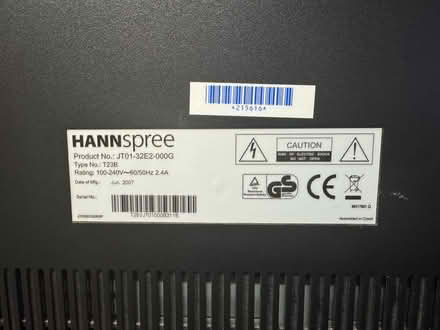 Photo of free hannspree jt01-32e2-000g TV (Hatfield AL10) #4