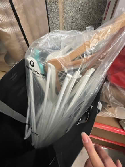Photo of free 5 white hangers (Littlemore OX4) #1
