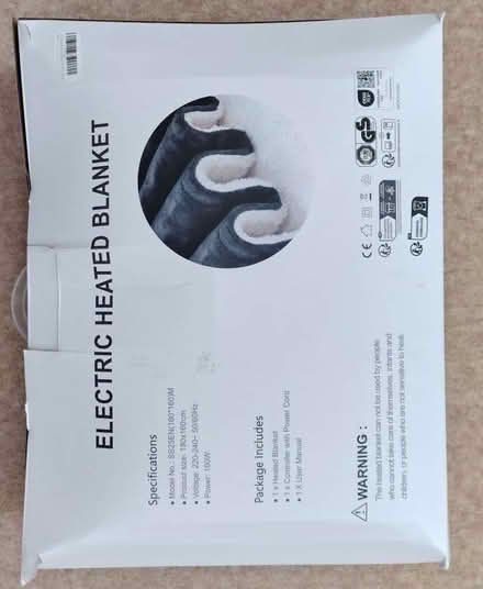 Photo of free Electric heated blanket (The Sixth Form College, Farnborough GU14) #1