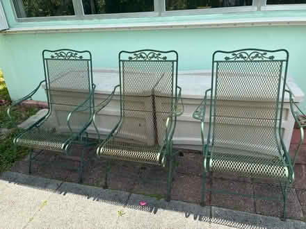 Photo of free Vintage wrought iron picnic set (Pembroke Pines) #1