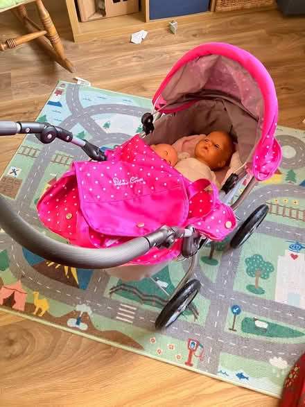 Photo of free Two dolls and pram (Oxford OX3) #1