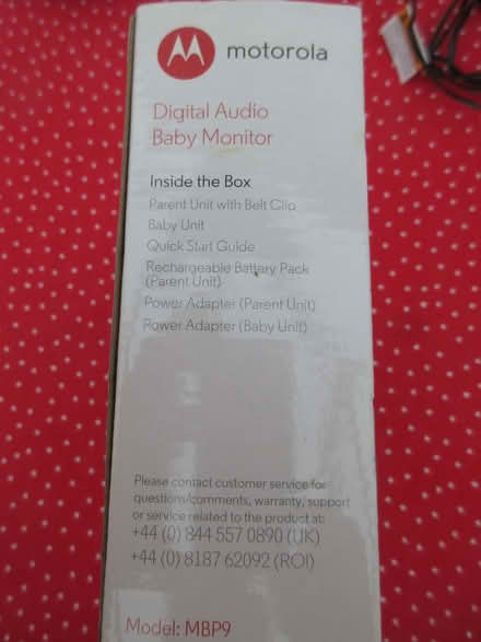 Photo of free Motorola digital audio baby monitor (Woodley RG5) #4