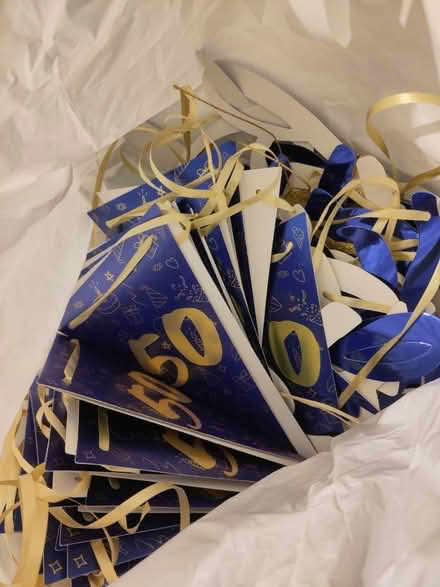 Photo of free 50th birthday bunting (Cambridge, CB5) #3