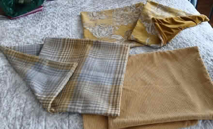 Photo of free Cushion covers mustard/grey/white (South Croydon CR2) #1